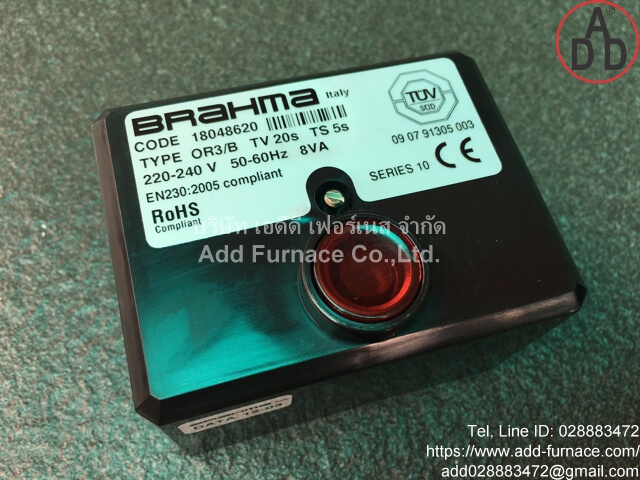 Brahma Code 18048620 | Type OR3/B TV 20s TS 5s(1)